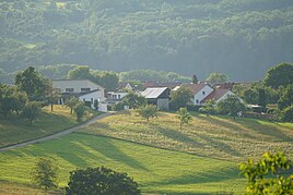 Ortseingang von Oferdingen aus Richtung Reicheneck