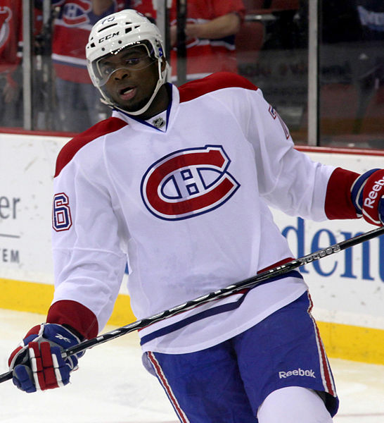 Subban with the Montreal Canadiens in February 2012.