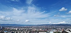 Panorama of Ulan-Ude. View from Mount Komushka