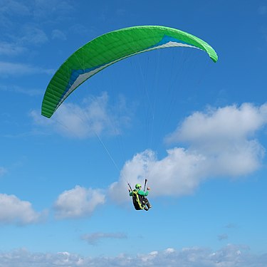 Paragliding over Hunstanton