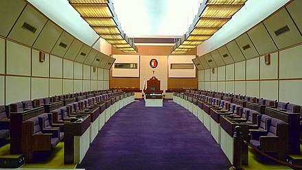 Lieu de réunion au Palais du Grand Maître (1976-2015).