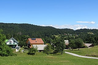Pečki Place in Lower Carniola, Slovenia