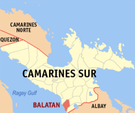 Balatan na Camarines Sul Coordenadas : 13°19'N, 123°14'E