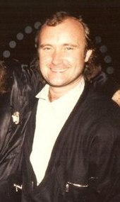 Collins in the 1980s Phil Collins 1980s (cropped).jpg