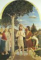 Piero della Francesca, Krst Krista, 1440 - 1445, tempera na dreve