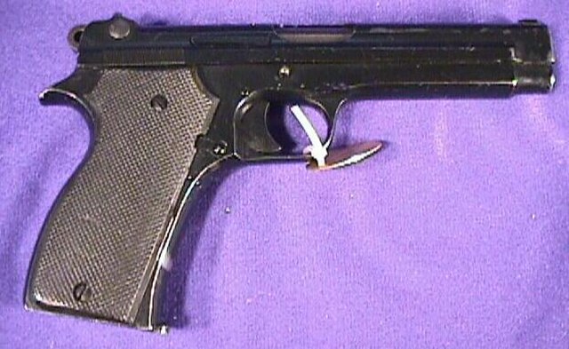 The Modèle 1935 pistol manufactured by SACM for the French Army and German occupying forces 1937-1950.