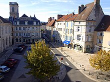 La place du Palais, l'une des places historiques du centre-ville.