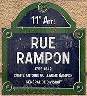Plaque Rue Rampon - Paris XI (FR75) - 2021-06-21 - 1.jpg