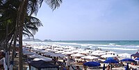 Playa El Agua, famous for its beauty and variety of services