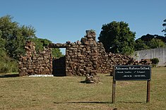 Ruines d'une mission jésuite à Yapeyú.