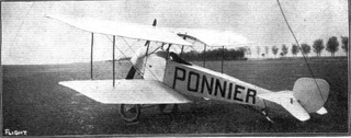Ponnier L.1 French biplane