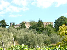 Il castello in località Villa