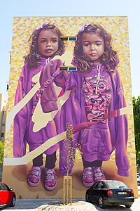 Two of One kind Telmo Miel Muro Urban Art Festival 2016 Q121323800 2016