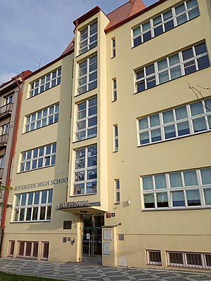 Praha Hradcany Milady Horakove 129 Riverside High School.jpg