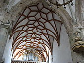 Ceiling and organ