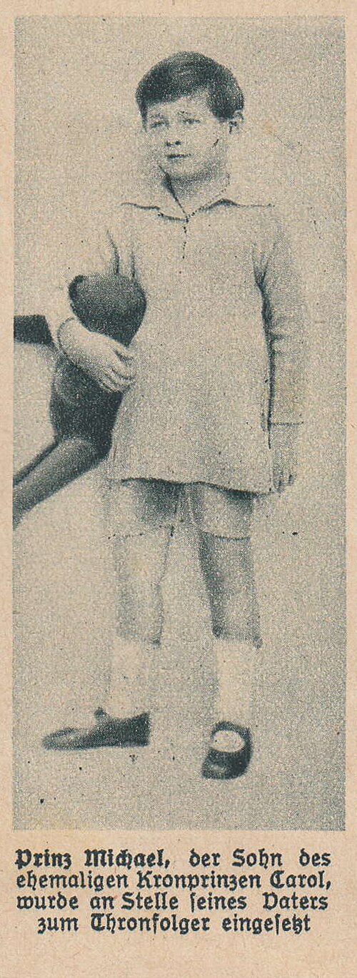 Prince Michael, aged 5