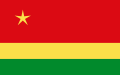 A bandeira proposta pelo movimento nacionalista