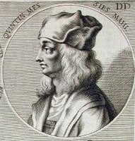 Philip Kilian (after Joachim von Sandrart). Portrait of Quinten Massijs 1675. engraving. Various collections.