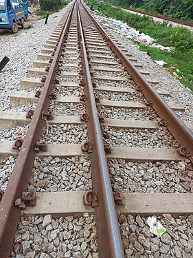 Rail line in Bagmara