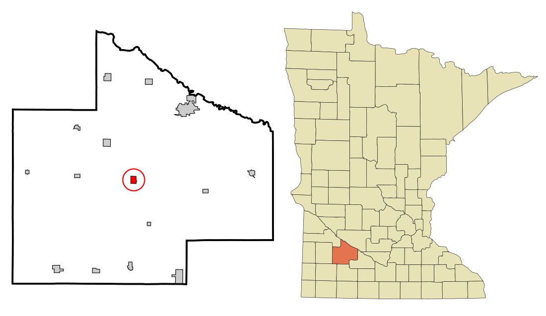 File:Redwood County Minnesota Incorporated and Unincorporated areas Wabasso Highlighted.svg