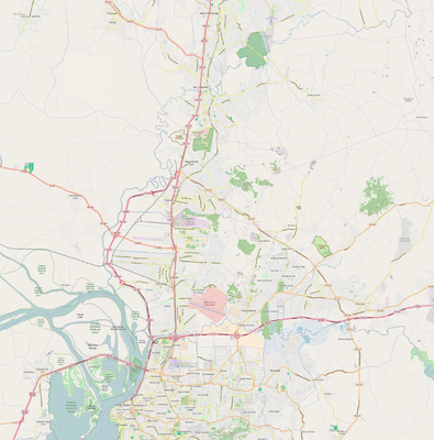 Mapa de localização/Região Metropolitana de Porto Alegre