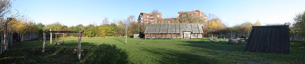 Vikingagården i Trelleborgen.