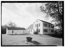 Pendeta Dan Foster Rumah, Weathersfield Pusat, Perkinsville, Windsor County, VT HABS VT,14-PERK.V,4-1.tif