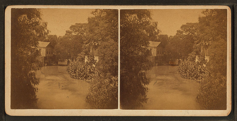 File:River view of San Antonio, Texas, from Robert N. Dennis collection of stereoscopic views.jpg