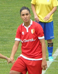 Riviera di Romagna - San Zaccaria, 16 mai 2015, Play-off Serie A fotbal feminin 2014-2015 11 - Martina Piemonte (decupată) .jpg