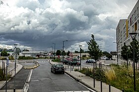 L'une des rues qui sera empruntée par le métro aérien.