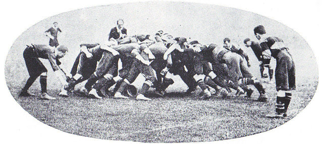 Scrum between Newport and London Welsh, 31 December 1904