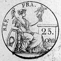 République Française - Wertstempel 25 centimes.jpg