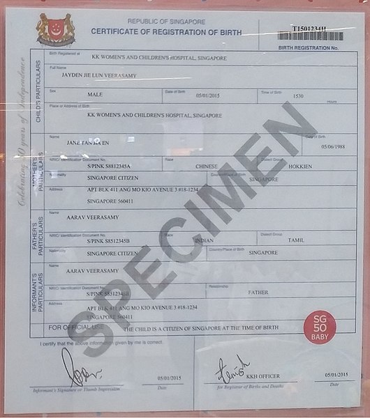 File:SG50 Birth Certificate.jpg