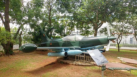 Sri Lanka Air Force Museum SLAF SIAI-Marchetti on display