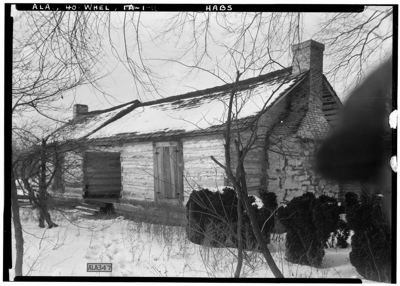 File:SLAVE QUARTERS. - General Joseph Wheeler House, State Highway 20, Wheeler, Lawrence County, AL HABS ALA,40-WHEL,1-11.tif