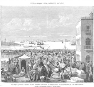 Expulsion of Chileans from Bolivia and Peru in 1879