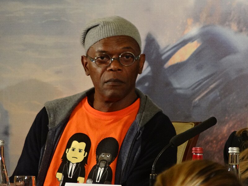 File:Samuel L. Jackson - Captain America 2 press conference.jpg