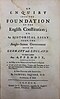 Samuel Squire, An Enquiry into the Foundation of the English Constitution (New ed, 1753, title page) - 20141127.jpg