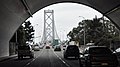 Tunnel op Yerba Buena Island en het westelijk deel van de San Francisco-Oakland Bay Bridge