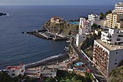 English: The waterfront of San Marcos (Icod de los Vinos, Tenerife), including beach, port and nautical club
