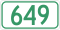 Saskaçevan yo'nalishi 649.svg