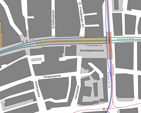 Schnellbahnknoten Konstablerwache