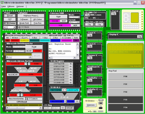 MikroSim 2010-ning ekran tasviri