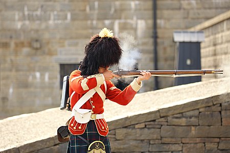 Sentry at Halifax Citadel, Halifax, Nova Scotia. Photographer: William Li