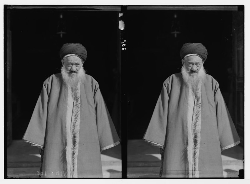 File:Sheik of the Dome of the Rock Mosque. LOC matpc.05392.tif