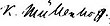 firma de Karl Viktor Müllenhoff