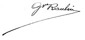 signature de Gustave Raulin