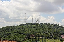 Sihanoukville - communication towers. Sihanoukville - communication towers.jpg