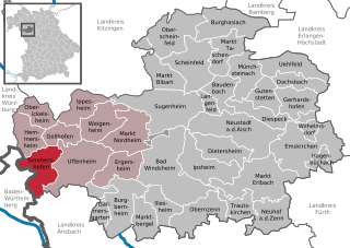 Simmershofen Municipality in Bavaria, Germany