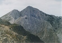 View of the summit from the Sinanitsa Gate